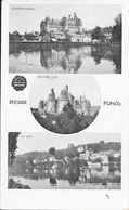 Publicité Chocolat Menier - Pierrefonds, Multivues, Château, Lac... - Carte Non Circulée - Publicité