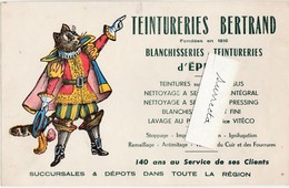 Très Joli Buvard " Le Chat Botté" / Image D'Epinal / Teinturerie Blkanchisserie Lavage BERTRAND / 88 Epinal - Animals