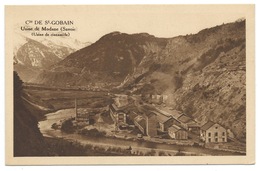 Delcampe - CARTE POSTALE MODANE SAVOIE / USINE DE LA COMPAGNIE DE SAINT GOBAIN / ATELIER DE CIANAMIDE - Modane