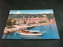 Delcampe - NAVE SHIP  TRAGHETTO  PRIMIERO TERZO LUNGOMARE GRANDI ALBERGHI S. MARGHERITA LIGURE LIGURIA - Fähren