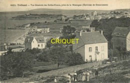 Delcampe - 29 Tréboul, Vue Des Sables Blancs, Prise Depuis La Montagne, Promeneurs Au 1er Plan... - Tréboul