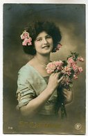 Delcampe - CPA - Carte Postale - Fantaisie - Vive Sainte Catherine - Femme - Fleurs - 1914 (M7014) - St. Catherine