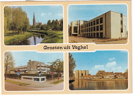 Delcampe - Groeten Uit Veghel: Sint Joseph Ziekenhuis, Graansilo's, Kerk , Gemeentehuis - Veghel