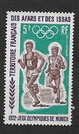 AFARS E ISSAS   1972 Posta Aerea - Giochi Olimpici - Munich, Germania   RUNNING YV. PA 72   Used - Used Stamps