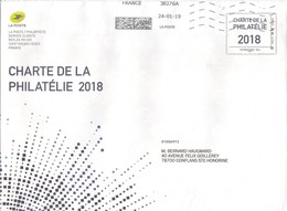 Prêt à Poster De Service De Phil@poste Timbre Charte De La Philatélie 2018 - Listos A Ser Enviados : Réplicas Privadas