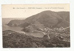 Delcampe - Cp, ESPAGNE , PORT BOU ,vue De La Frontière Française ,vierge - Gerona
