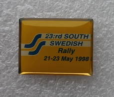 Pin's 23 Th South Swedish Rallye . 21/23 Mai 1998 . Rallye De Suède - Renault