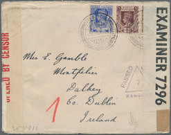 Birma / Burma / Myanmar: 1940. Envelope (opened On Three Sides For Display) Written From Pyapon Addr - Myanmar (Burma 1948-...)