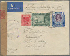 Birma / Burma / Myanmar: 1942. Air Mail Envelope Written From Namtu, Northern Shan States Endorsed ' - Myanmar (Birmanie 1948-...)