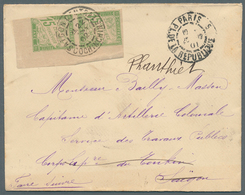 Französisch-Indochina: 1901. Stampless Envelope Written From Paris Addressed To The French Expeditio - Cartas & Documentos