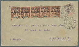 Französisch-Indochina: KOUANG-TCHÉOU: 1903. Envelope Addressed To Bordeaux Bearing SG 2, 2c Brown/bu - Lettres & Documents