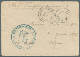 Französisch-Indochina: 1904 (FRENCH OCCUPATION OF KOUANG TCHEOU WAN). Stampless Envelope (faults) Ad - Cartas & Documentos