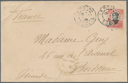 Französisch-Indochina: 1913. Envelope Addressed To France Cancelled By 'Poste Rurale/Tam-Toa/Provinc - Covers & Documents