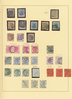 Hongkong - Treaty Ports: Shanghai, 1862/1920 (ca.), QV-KGV Study Of Postmarks On Seven Pages, QV (79 - Other & Unclassified