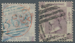 Hongkong - Treaty Ports: 1862/63. Queen Victoria SG 4, 18c Lilac, Without Watermark, Cancellation Ty - Altri & Non Classificati