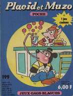Delcampe - PLACID ET MUZO POCHE N° 199 BE VAILLANT  07-1985 - Kleinformat