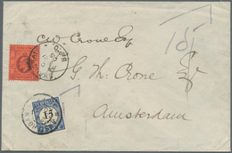 Hongkong - Treaty Ports: 1905 Envelope To Holland Bearing SG 64, 4c Purple/red Tied By Shanghai/B.P. - Other & Unclassified