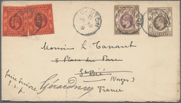 Hongkong - Treaty Ports: 1905. KEVII Hong Kong Postal Stationery Envelope (toned, Vertical Fold, A F - Other & Unclassified