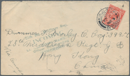 Hongkong - Besonderheiten: 1918. Envelope (back Flap Missing) Written From Douglas, Isle Of Man Addr - Other & Unclassified