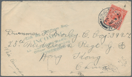 Hongkong - Besonderheiten: 1918. Envelope (back Flap Missing) Written From Douglas, Isle Of Man Addr - Altri & Non Classificati