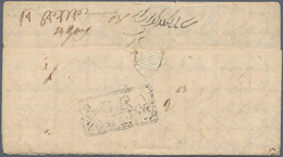 Indien - Vorphilatelie: 1826. Stamp-less Folded Letter Written From 'The Customs House' Dated '4th J - ...-1852 Vorphilatelie