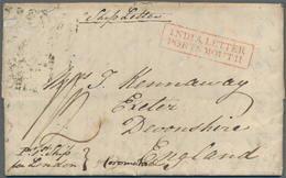 Indien - Vorphilatelie: 1829. Pre-stamp Folded Letter Written From 'Gazepore' Dated 'March 10 1829' - ...-1852 Prefilatelia