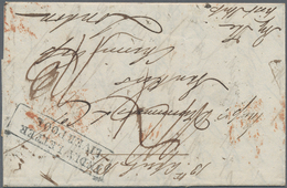 Indien - Vorphilatelie: 1837. Pre Stamp Envelope Written From Berhampore Dated 'April 13th 37' Addre - ...-1852 Prephilately