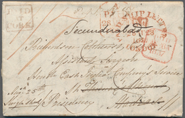 Indien - Vorphilatelie: 1837, Folded Letter Written With Three Pages Text From Dursey Castle (Cork) - ...-1852 Prephilately