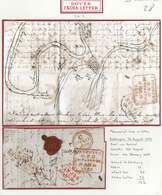 Indien - Vorphilatelie: 1838 Entire Letter From Dadoopur To Edinburgh, Scotland Via Kurnal, Calcutta - ...-1852 Prephilately