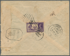 Indien - Used Abroad: DUBAI, 1943. Air Mail Envelope Addressed To Bombay Bearing Lndia SG 252, 2a6p - Other & Unclassified