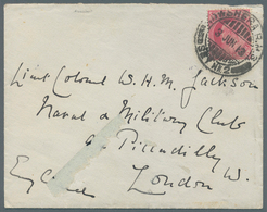 Indien - Besonderheiten: 1913 (NORTH WEST FRONTIER CAMPAIGN). Envelope Written From 'The 112th Infan - Sonstige & Ohne Zuordnung