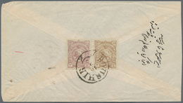 Iran: 1894/1898 (ca.), Two Covers: 2c.+8c. On Cover From ABBASSI, 2ch.+3ch. On Cover From BOUSHIR, U - Iran