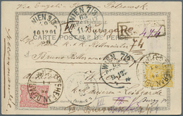 Iran: 1902. Registered Multi View Post Card Of 'Teheran' Addressed To Austria Bearing Yvert 92, 5c Y - Iran