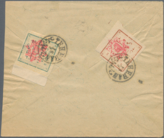 Iran: 1902, Typeset Issue, 2ch. Brown/buff (corner Fault) And 2ch. Green/buff On Reverse Of Cover (s - Iran