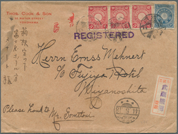 Japan: 1918. Registered Envelope Written From 'Thomas Cook & Sons, Yokohama' Addressed To Niyanoshit - Other & Unclassified