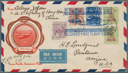 Japan: 1937, "China Clipper" FFC By PAA F.A.M.14, 2.75 Y. Franking (correct Surcharge Of 2.55) Tied - Andere & Zonder Classificatie
