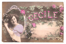Delcampe - Série Des Prénoms : Cécile - Vornamen