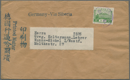 Japanische Post In Korea: 1926, Landscape 2 Sen Tied "KAINEI 13.2.32 CHOSEN" To Unsealed Envelope To - Military Service Stamps