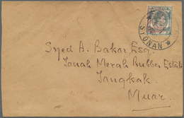 Japanische Besetzung  WK II - Malaya: Shonan/Singapore, 1942, General Issues, KGVI 8 C. Grey With Sm - Malaysia (1964-...)