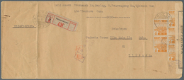 Japanische Besetzung  WK II - NL-Indien / Sumatra / Dutch East Indies: 1943. Registered Envelope (ve - Indonesia