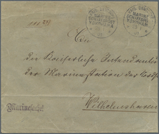 Japan - Besonderheiten: 1901, Yokohama German Navy Hospital Offical Mail: "Imp. German Navy Mails Yo - Altri & Non Classificati