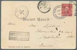 Japan - Besonderheiten: 1905. Picture Postcard Bearing U.S. Yvert 158, 2c Red Tied By San Francisco - Other & Unclassified