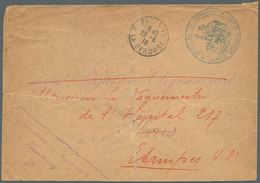 Japan - Besonderheiten: 1916. Stampless Envelope (faults) Addressed To Etampes Cancelled By Paris Da - Other & Unclassified