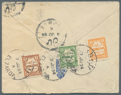 Jordanien - Portomarken: 1934. Envelope Written From India Addressed To 'Lt. Colonel Miller, Command - Giordania