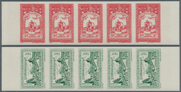 Kambodscha: 1954, Definitive Issue Complete Set Of 20 (Phnom Daun Penh, Angkor Thom, Coat Of Arms An - Cambodia