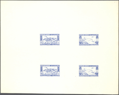 Libanon: 1943, 2nd Anniversary Of Independence, Combined Proof Sheet In Ultramarine On Bristol, Show - Lebanon