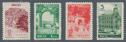 Macau: 1948, 1 A.-3 P., Unused Mounted Mint (Michel Cat. 1500.-). - Other & Unclassified