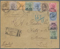 Malaiische Staaten - Straits Settlements: 1899. Registered Envelope Addressed To The Netherlands Eas - Straits Settlements
