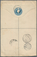 Malaiische Staaten - Straits Settlements: 1910 Uprated Registered Postal Stationery Envelope From Si - Straits Settlements