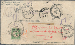 Malaiische Staaten - Straits Settlements - Portomarken: 1934. Unstamped Envelope (adhesives Fallen O - Straits Settlements